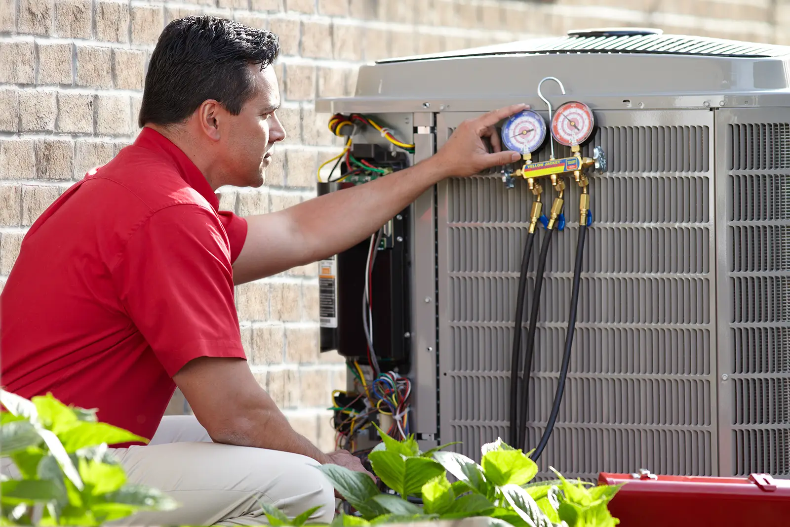 Service A/C unit